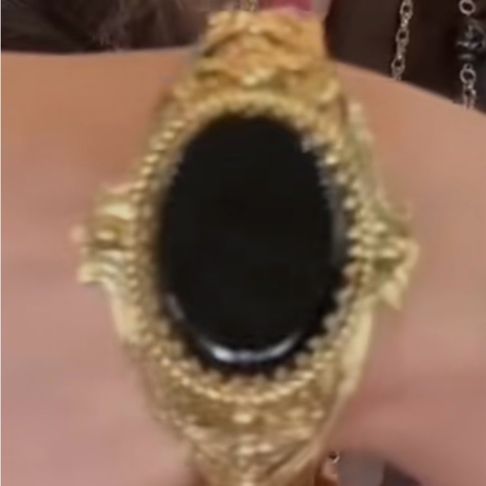 Gold and Black Whiting David bracelet